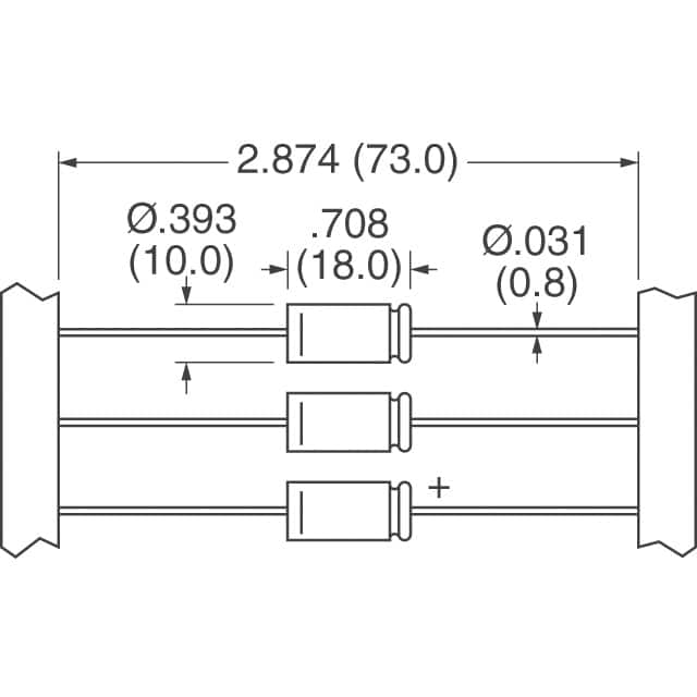 MAL211833102E3 Vishay Beyschlag/Draloric/BC Components  Aluminum Electrolytic Capacitors